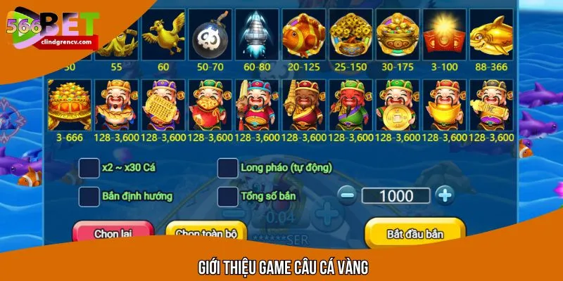 Giới thiệu về game Câu Cá Vàng