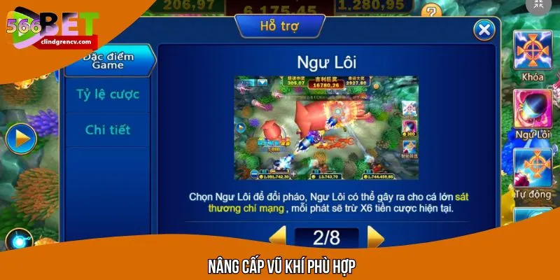 Nâng cấp vũ khí để săn mục tiêu nhẹ nhàng